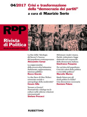 cover image of Rivista di Politica 4/2017